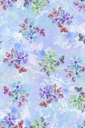 晕染肌理印花华亿平台图片