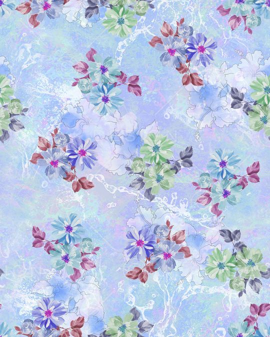 晕染肌理印花华亿平台图片