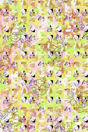 抽象印花华亿平台图片