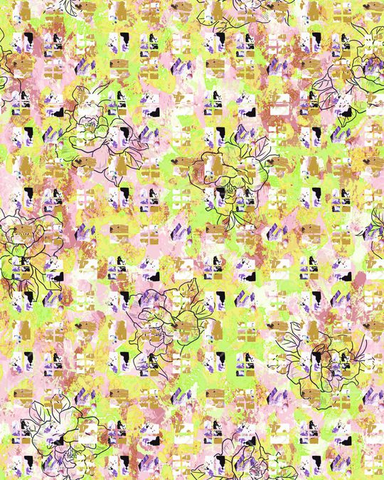 抽象印花华亿平台图片