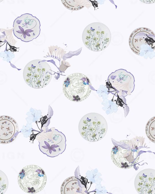 小清新印花华亿平台图片