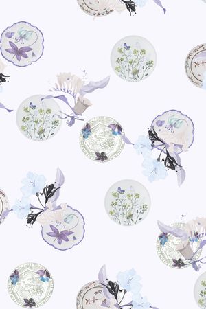 小清新印花华亿平台图片