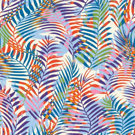 植物印花华亿平台图片