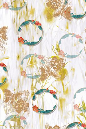 剪影印花华亿平台图片