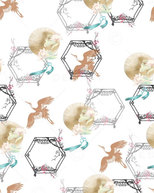 梅花印花华亿平台图片