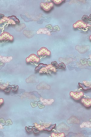 中国风印花华亿平台图片