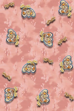 中国风印花华亿平台图片