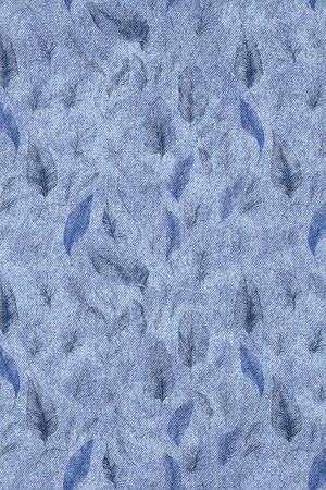 羽毛印花华亿平台图片