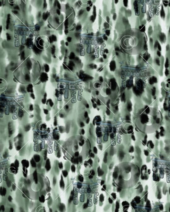 豹纹印花华亿平台图片