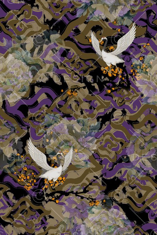 彩色几何印花华亿平台图片