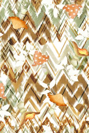 条纹印花华亿平台图片