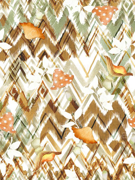 条纹印花华亿平台图片