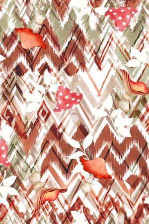 晕染肌理印花华亿平台图片