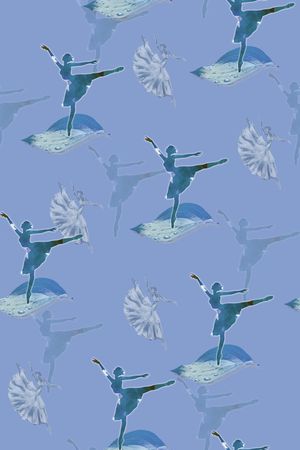 彩色几何印花华亿平台图片