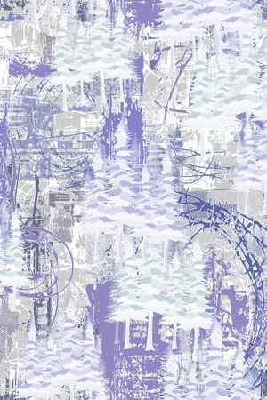 彩色几何印花华亿平台图片