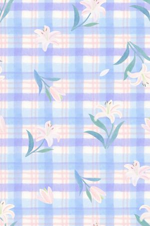 格子印花华亿平台图片