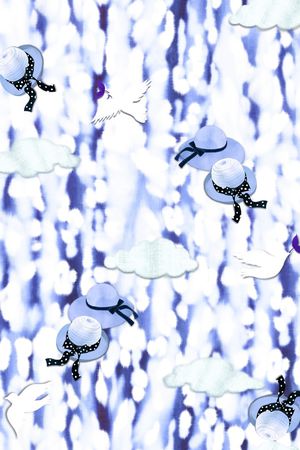 小清新印花华亿平台图片