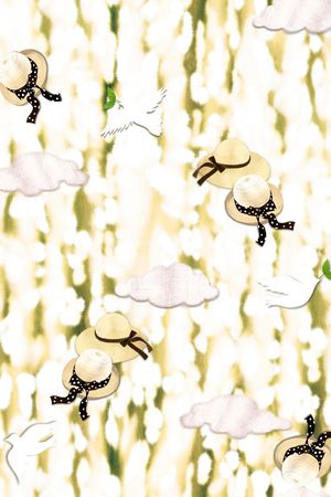 云朵印花华亿平台图片