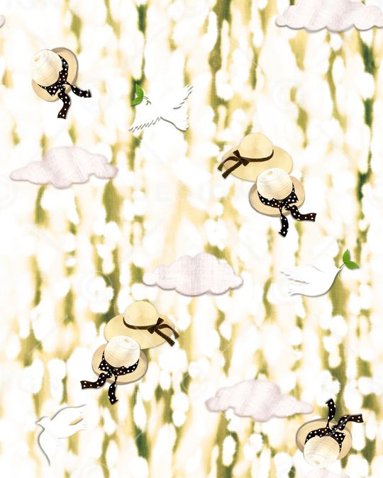 云朵印花华亿平台图片