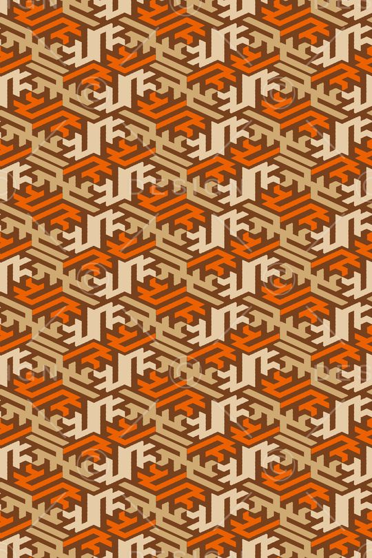 迷宫印花华亿平台图片