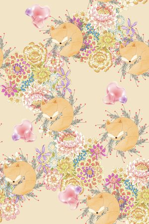 狐狸印花华亿平台图片