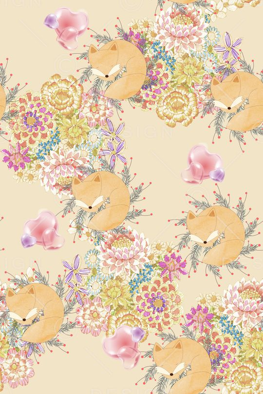 狐狸印花华亿平台图片