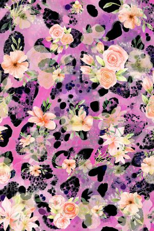 抽象印花华亿平台图片