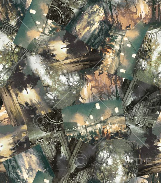 风景印花华亿平台图片