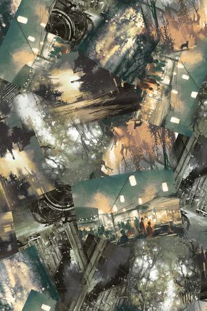 风景印花华亿平台图片