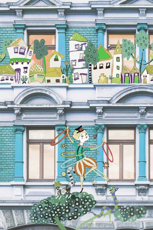 卡通动物印花华亿平台图片