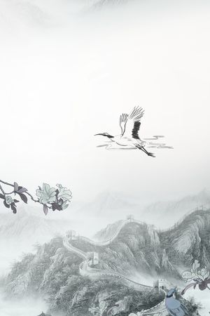 仙鹤印花华亿平台图片