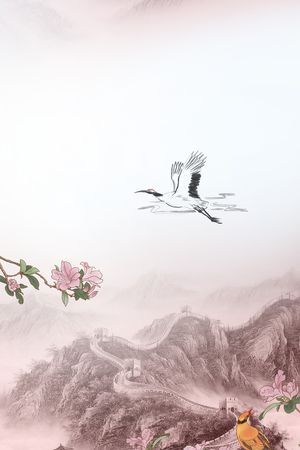 仙鹤印花华亿平台图片