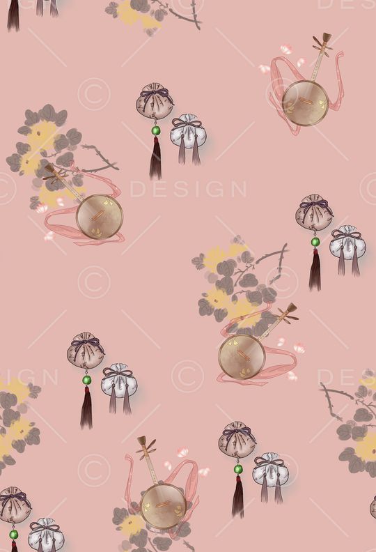 小清新印花华亿平台图片