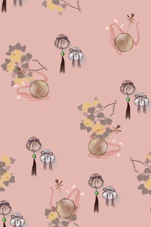 小清新印花华亿平台图片