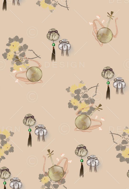 中国风印花华亿平台图片