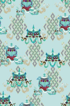 民族风印花华亿平台图片