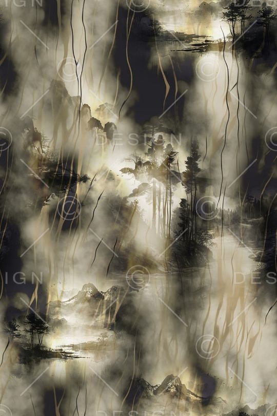 中国风印花华亿平台图片