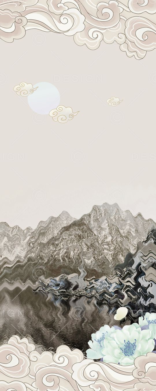 牡丹印花华亿平台图片