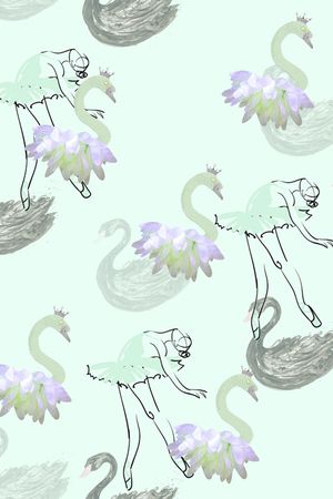 天鹅印花华亿平台图片