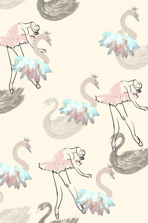 天鹅印花华亿平台图片