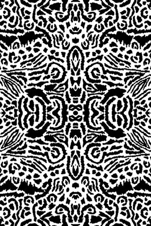 黑白印花华亿平台图片