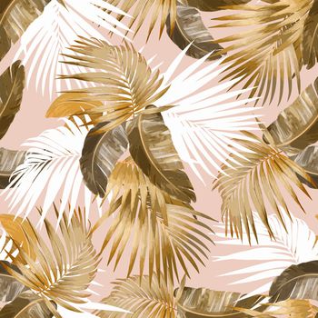 棕榈叶印花华亿平台图片