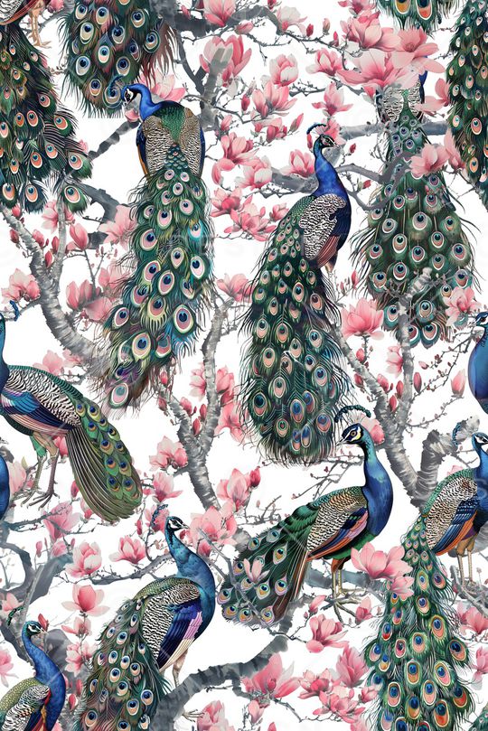 孔雀印花华亿平台图片