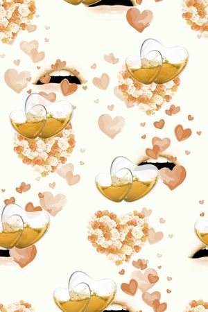 爱心印花华亿平台图片