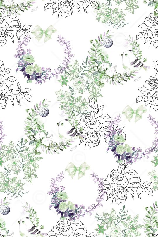 小清新印花华亿平台图片