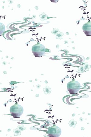 小清新印花华亿平台图片