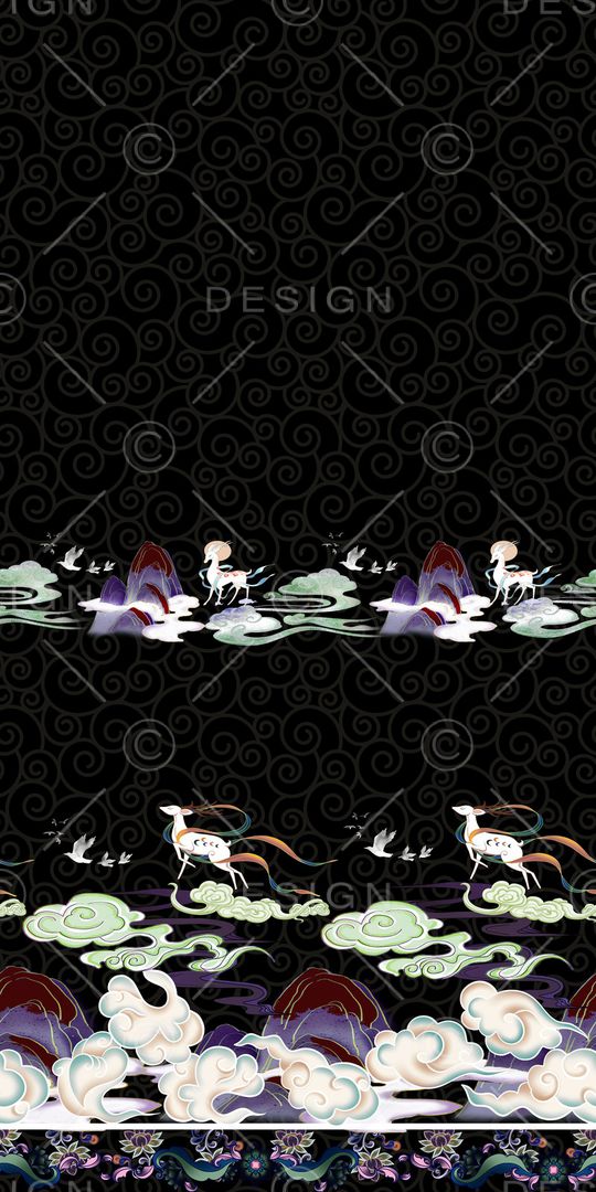 祥云印花华亿平台图片