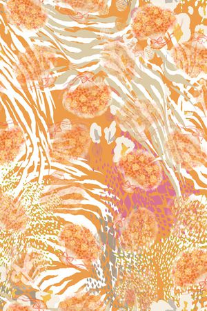 抽象印花华亿平台图片