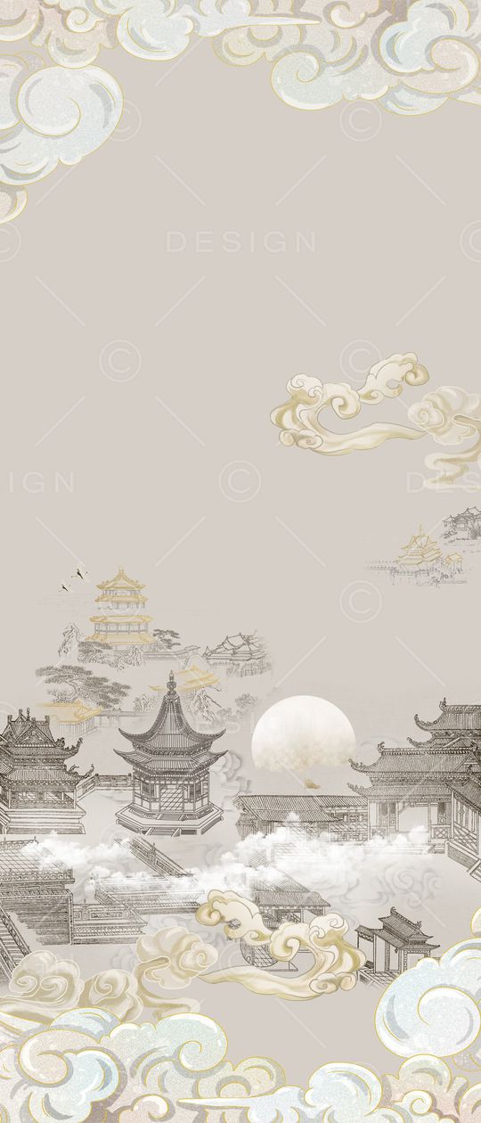 中国风印花华亿平台图片