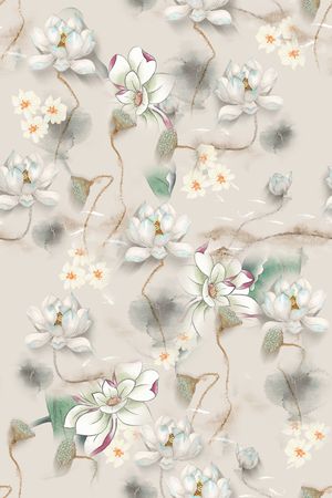 中国风印花华亿平台图片